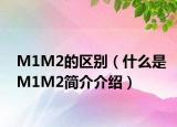 M1M2的區(qū)別（什么是M1M2簡(jiǎn)介介紹）