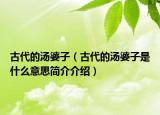 古代的湯婆子（古代的湯婆子是什么意思簡(jiǎn)介介紹）