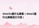 vivoz1x是什么屏幕（vivoz1是什么屏幕簡(jiǎn)介介紹）