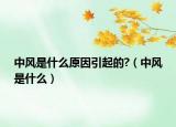 中風(fēng)是什么原因引起的?（中風(fēng)是什么）