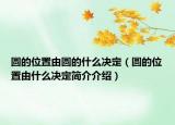 圓的位置由圓的什么決定（圓的位置由什么決定簡介介紹）
