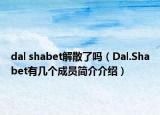 dal shabet解散了嗎（Dal.Shabet有幾個(gè)成員簡介介紹）