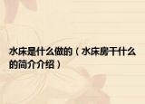 水床是什么做的（水床房干什么的簡介介紹）