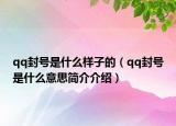 qq封號(hào)是什么樣子的（qq封號(hào)是什么意思簡(jiǎn)介介紹）