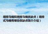 墻排馬桶和地排馬桶優(yōu)缺點(diǎn)（墻排式馬桶有哪些優(yōu)缺點(diǎn)簡介介紹）