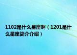 1102是什么星座?。?201是什么星座簡(jiǎn)介介紹）
