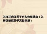 怎樣正確保養(yǎng)子宮和卵巢健康（怎樣正確保養(yǎng)子宮和卵巢）