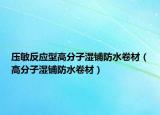 壓敏反應型高分子濕鋪防水卷材（高分子濕鋪防水卷材）