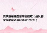 戰(zhàn)隊賽榮耀勛章哪里獲取（戰(zhàn)隊賽榮耀勛章怎么獲得簡介介紹）