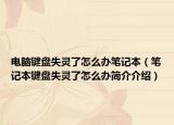 電腦鍵盤失靈了怎么辦筆記本（筆記本鍵盤失靈了怎么辦簡介介紹）