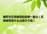 被稱為五岳獨尊的是哪一座山（五岳獨尊是什么山簡介介紹）