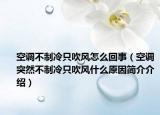 空調(diào)不制冷只吹風(fēng)怎么回事（空調(diào)突然不制冷只吹風(fēng)什么原因簡介介紹）