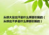 頭部大量出汗是什么原因引起的（頭部出汗多是什么原因引起的）