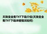 天珠變全集TXT下載介紹(天珠變全集TXT下載詳細情況如何)