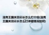 洛克王國(guó)關(guān)羽云長(zhǎng)怎么打介紹(洛克王國(guó)關(guān)羽云長(zhǎng)怎么打詳細(xì)情況如何)