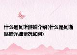 什么是瓦斯隧道介紹(什么是瓦斯隧道詳細(xì)情況如何)