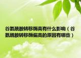 谷氨酰胺轉(zhuǎn)移酶高有什么影響（谷氨酰胺轉(zhuǎn)移酶偏高的原因有哪些）