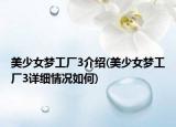 美少女夢工廠3介紹(美少女夢工廠3詳細(xì)情況如何)