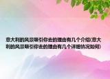 意大利的風(fēng)景吸引你去的理由有幾個(gè)介紹(意大利的風(fēng)景吸引你去的理由有幾個(gè)詳細(xì)情況如何)