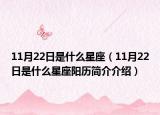 11月22日是什么星座（11月22日是什么星座陽(yáng)歷簡(jiǎn)介介紹）
