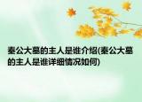 秦公大墓的主人是誰(shuí)介紹(秦公大墓的主人是誰(shuí)詳細(xì)情況如何)