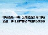 軒轅酒是一種什么樣的酒介紹(軒轅酒是一種什么樣的酒詳細(xì)情況如何)