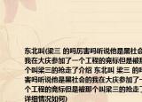 東北叫(梁三 的嗎厲害嗎聽(tīng)說(shuō)他是黑社會(huì)的我在大慶參加了一個(gè)工程的競(jìng)標(biāo)但是被那個(gè)叫梁三的搶走了介紹 東北叫 梁三 的嗎厲害嗎聽(tīng)說(shuō)他是黑社會(huì)的我在大慶參加了一個(gè)工程的競(jìng)標(biāo)但是被那個(gè)叫梁三的搶走了詳細(xì)情況如何)