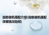 自助裝機(jī)搭配介紹(自助裝機(jī)搭配詳細(xì)情況如何)