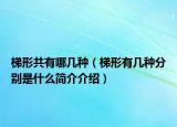 梯形共有哪幾種（梯形有幾種分別是什么簡(jiǎn)介介紹）