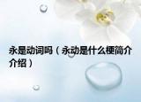 永是動詞嗎（永動是什么梗簡介介紹）