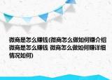 微商是怎么賺錢(微商怎么做如何賺介紹 微商是怎么賺錢 微商怎么做如何賺詳細(xì)情況如何)