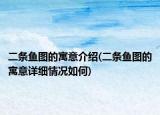 二條魚圖的寓意介紹(二條魚圖的寓意詳細情況如何)