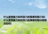 什么是想象力和創(chuàng)造力的重要時(shí)期介紹(什么是想象力和創(chuàng)造力的重要時(shí)期詳細(xì)情況如何)