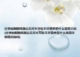 往事如煙隨風(fēng)飄遠(yuǎn)無(wú)盡歲月訴不盡情牽是什么意思介紹(往事如煙隨風(fēng)飄遠(yuǎn)無(wú)盡歲月訴不盡情牽是什么意思詳細(xì)情況如何)
