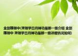 金劍雕翎中(蕭翎學(xué)日月神功是那一級(jí)介紹 金劍雕翎中 蕭翎學(xué)日月神功是那一級(jí)詳細(xì)情況如何)