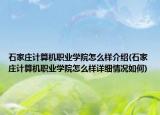 石家莊計算機職業(yè)學(xué)院怎么樣介紹(石家莊計算機職業(yè)學(xué)院怎么樣詳細情況如何)