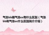 氣墊bb跟氣墊cc有什么區(qū)別（氣墊bb和氣墊cc什么區(qū)別簡介介紹）