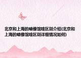 北京和上海的蠟像館啥區(qū)別介紹(北京和上海的蠟像館啥區(qū)別詳細情況如何)