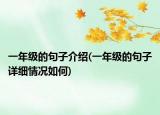 一年級(jí)的句子介紹(一年級(jí)的句子詳細(xì)情況如何)