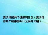 姜子牙的兩個(gè)徒弟叫什么（姜子牙有幾個(gè)徒弟都叫什么簡介介紹）