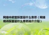 網(wǎng)絡(luò)中避雷踩雷是什么意思（網(wǎng)絡(luò)用語踩雷是什么意思簡介介紹）