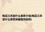 梅花三弄是什么意思介紹(梅花三弄是什么意思詳細情況如何)