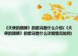 《天使的翅膀》的歌詞是什么介紹(《天使的翅膀》的歌詞是什么詳細情況如何)