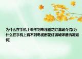 為什么在手機(jī)上看不到電視劇花燈滿城介紹(為什么在手機(jī)上看不到電視劇花燈滿城詳細(xì)情況如何)