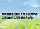 網(wǎng)吧疲勞燃燒有什么用介紹(網(wǎng)吧疲勞燃燒有什么用詳細(xì)情況如何)