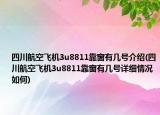 四川航空飛機(jī)3u8811靠窗有幾號(hào)介紹(四川航空飛機(jī)3u8811靠窗有幾號(hào)詳細(xì)情況如何)