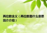 兩位數(shù)含義（兩位數(shù)是什么意思簡(jiǎn)介介紹）