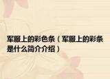 軍服上的彩色條（軍服上的彩條是什么簡介介紹）