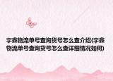 宇鑫物流單號(hào)查詢貨號(hào)怎么查介紹(宇鑫物流單號(hào)查詢貨號(hào)怎么查詳細(xì)情況如何)