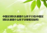 中國足球隊隊徽是什么樣子介紹(中國足球隊隊徽是什么樣子詳細情況如何)